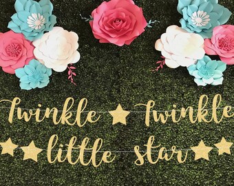 Twinkle Twinkle Little Star Baby Shower Decorations Etsy Twinkle Twinkle Little Star Baby Shower Decorations Etsy