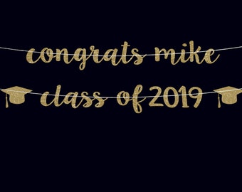 congrats banner etsy