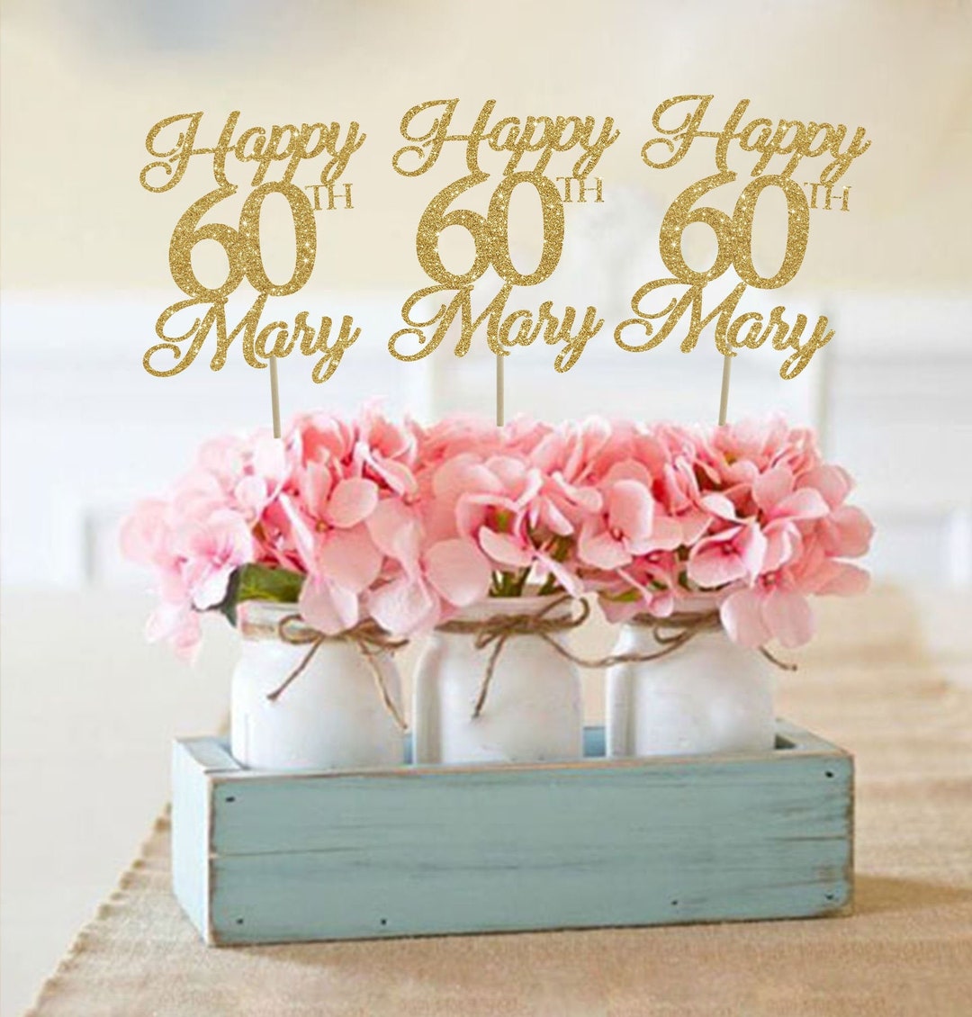 60th Birthday Centerpieces 60 Centerpieces 60th Birthday