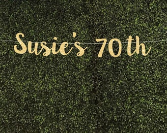 70th birthday custom banner 70 birthday banner personalized banner 70 birthday party decorations 70th birthday decor 70 custom banner