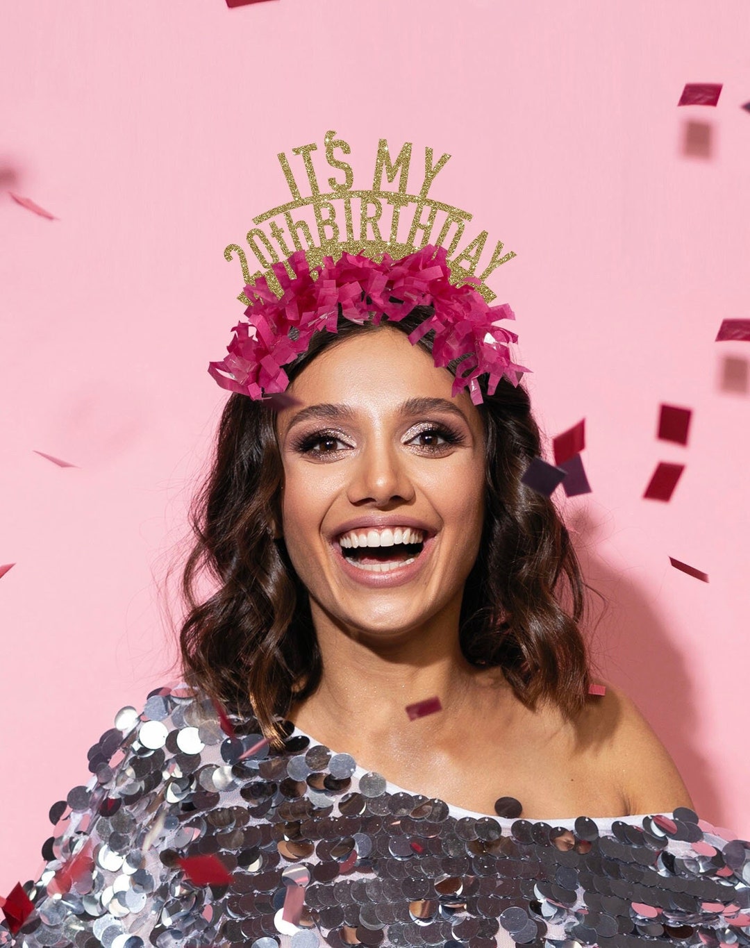 20th Birthday Crown 20 Birthday Headband 20 Party Crown 20  display picture 1