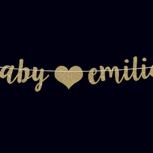 Baby name banner custom baby banner baby shower name banner baby shower banner personalized baby name banner baby shower decorations