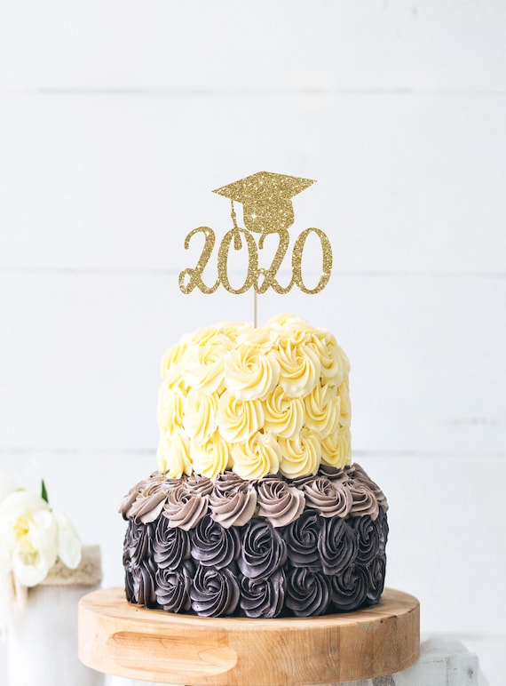 2020 Graduation Cake Topper Class Of 2020 Topper Graduation Etsy