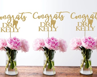 Dentist grad party decorations dentist centerpieces dentist graduation decor dental school graduation decorations dentist class of 2024