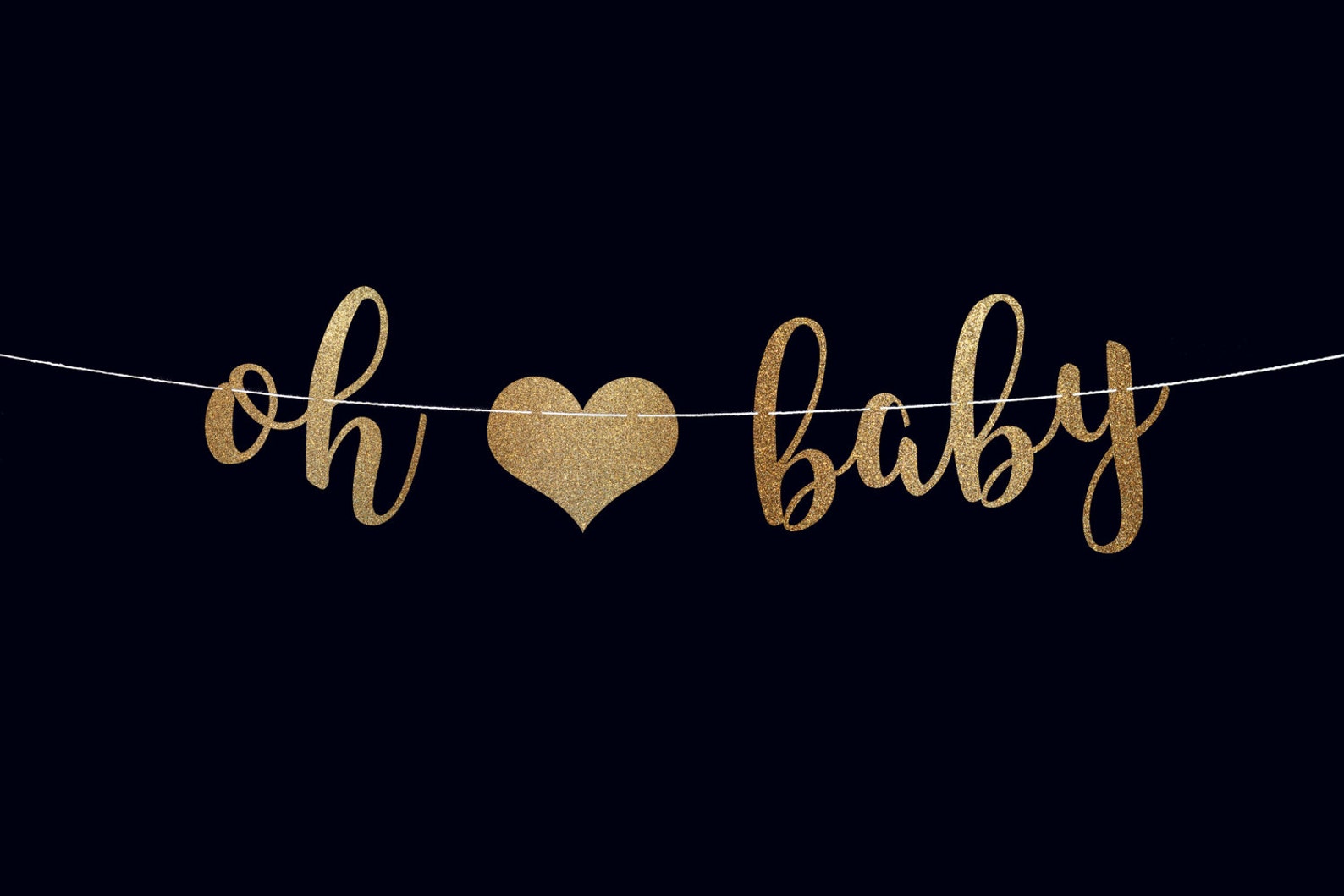 Oh Baby Banner Baby Shower Banner Pregnancy Banner Baby Shower Etsy