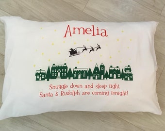 Christmas pillowcase | Etsy Christmas pillow case in 2020