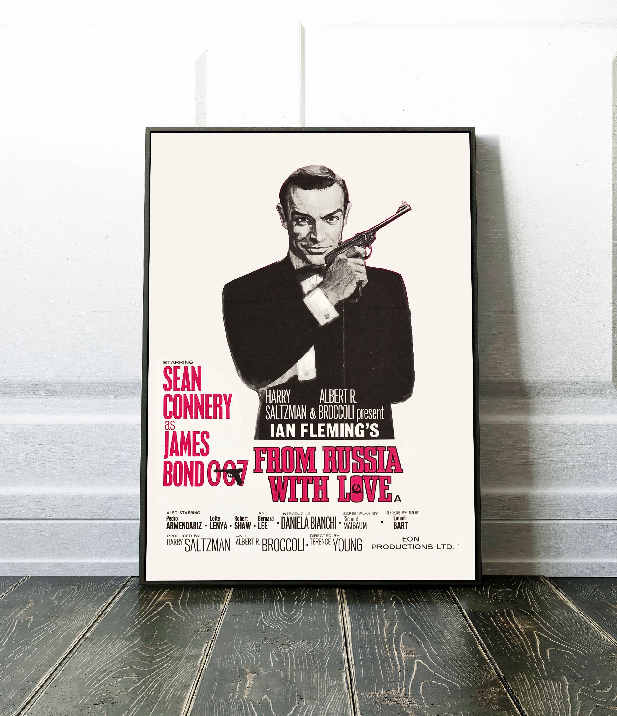 James Bond Vintage Movie Poster. Art Print inspired by the | Etsy