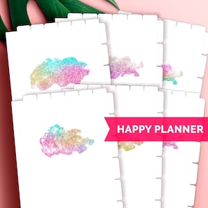 Happy Planner Dividers Blank, Happy Planner Classic Divider Top Tabs, Happy Planner Blank Dividers, Printable Dividers Planner Divider Tabs