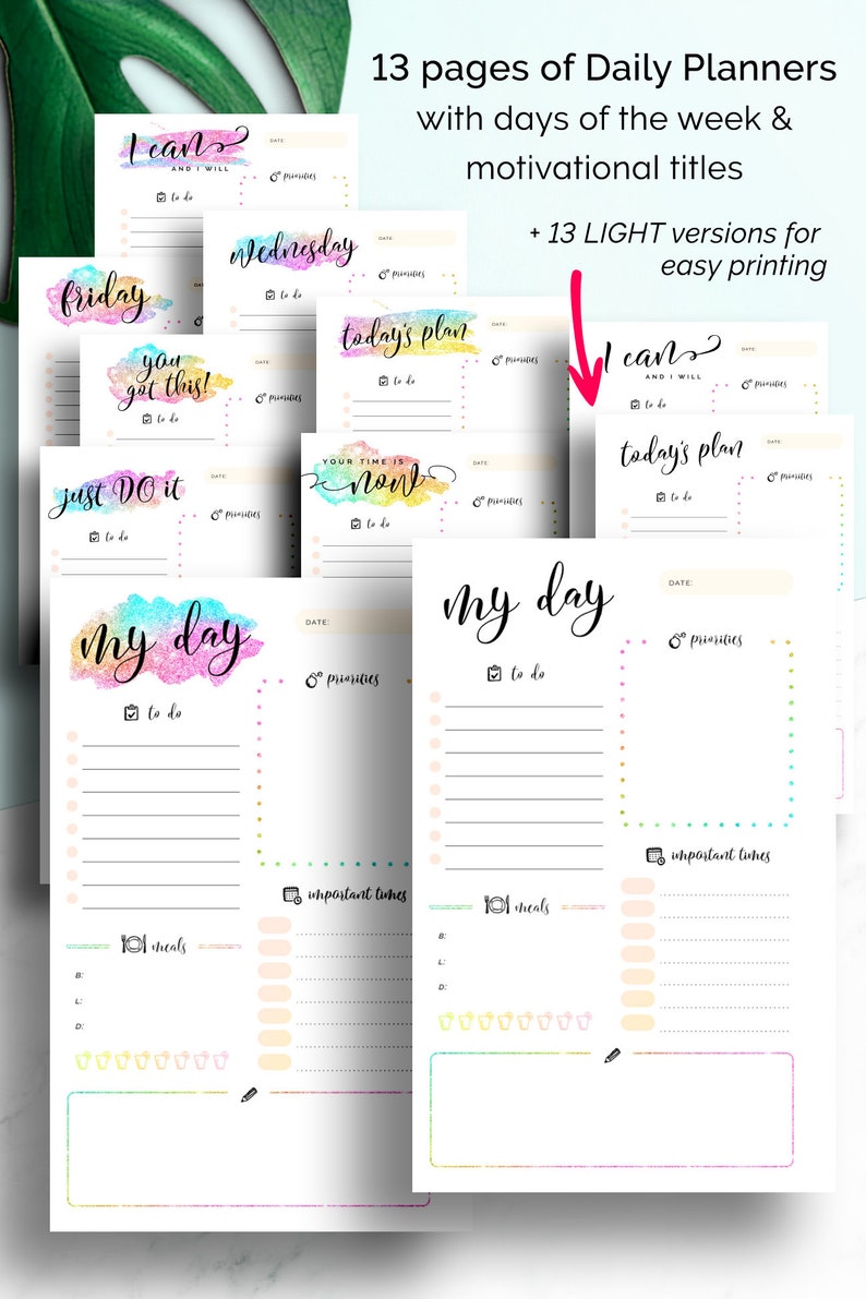 2020 Arc Planner Inserts Tul Calendar Inserts 2020 Arc Etsy