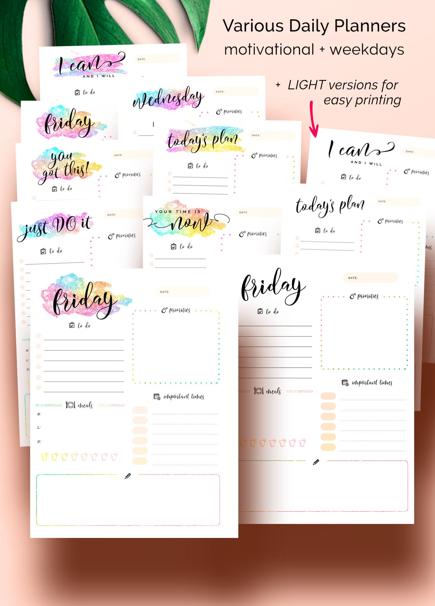 Big Happy Planner Inserts 20222023 // Big Happy Planner Etsy