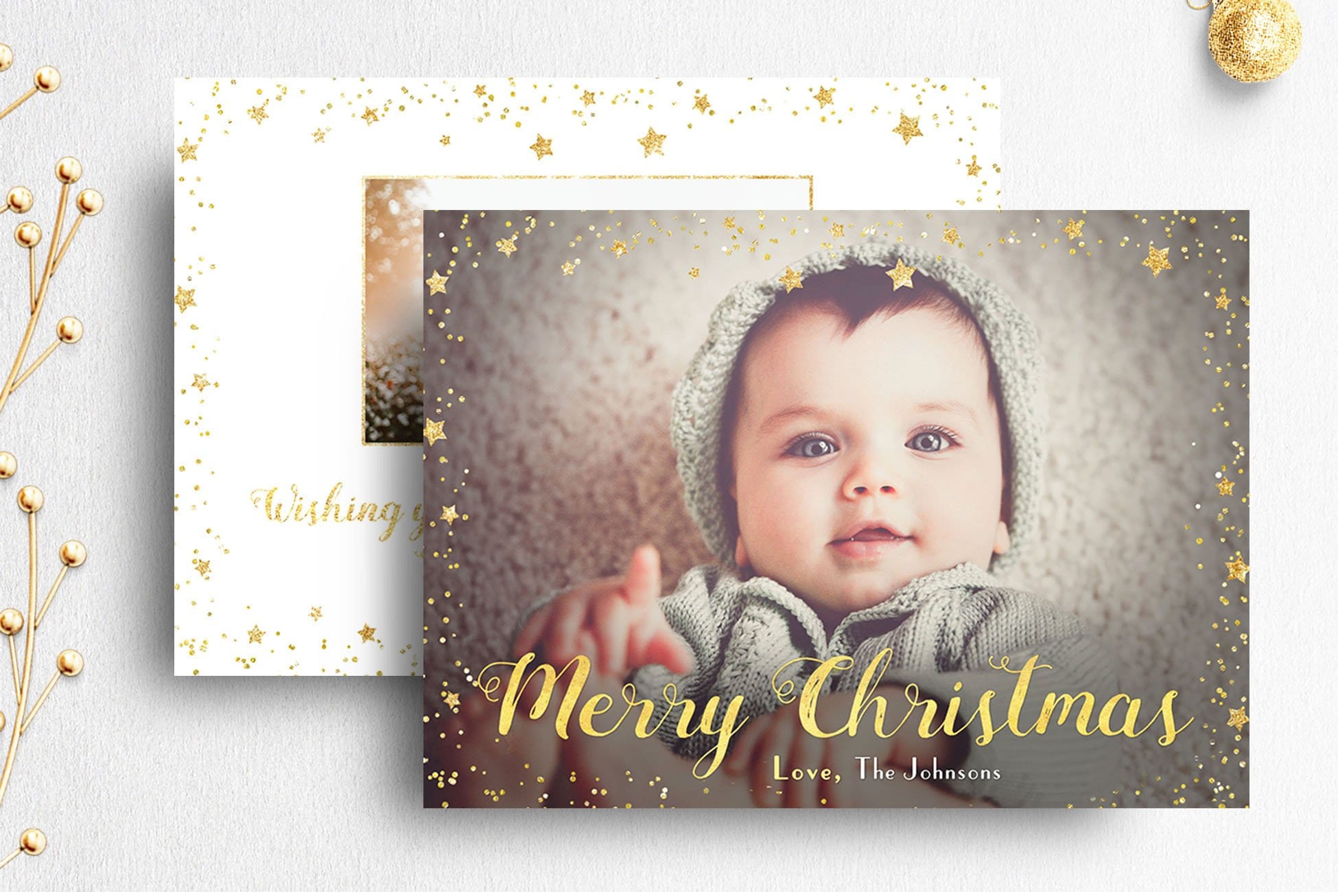 Free Photoshop Christmas Card Templates For Photographers