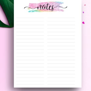Happy Planner Insert, Happy Planner Notes Pages, Classic Happy Planner ...