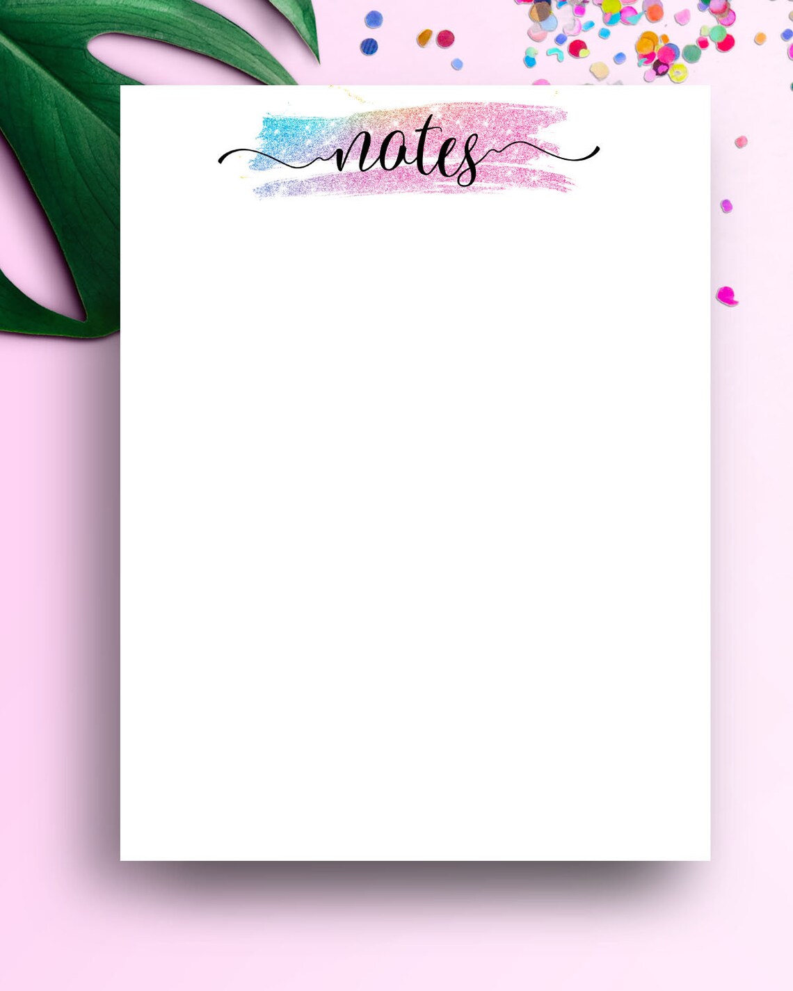 Happy Planner Insert, Happy Planner Notes Pages, Classic Happy Planner ...