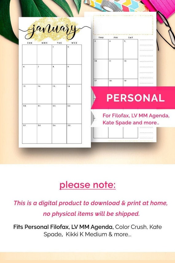 2020 Personal Planner Insert Lv Agenda Mm Refill Planner Insert Lv Agenda Mm Refill 2020