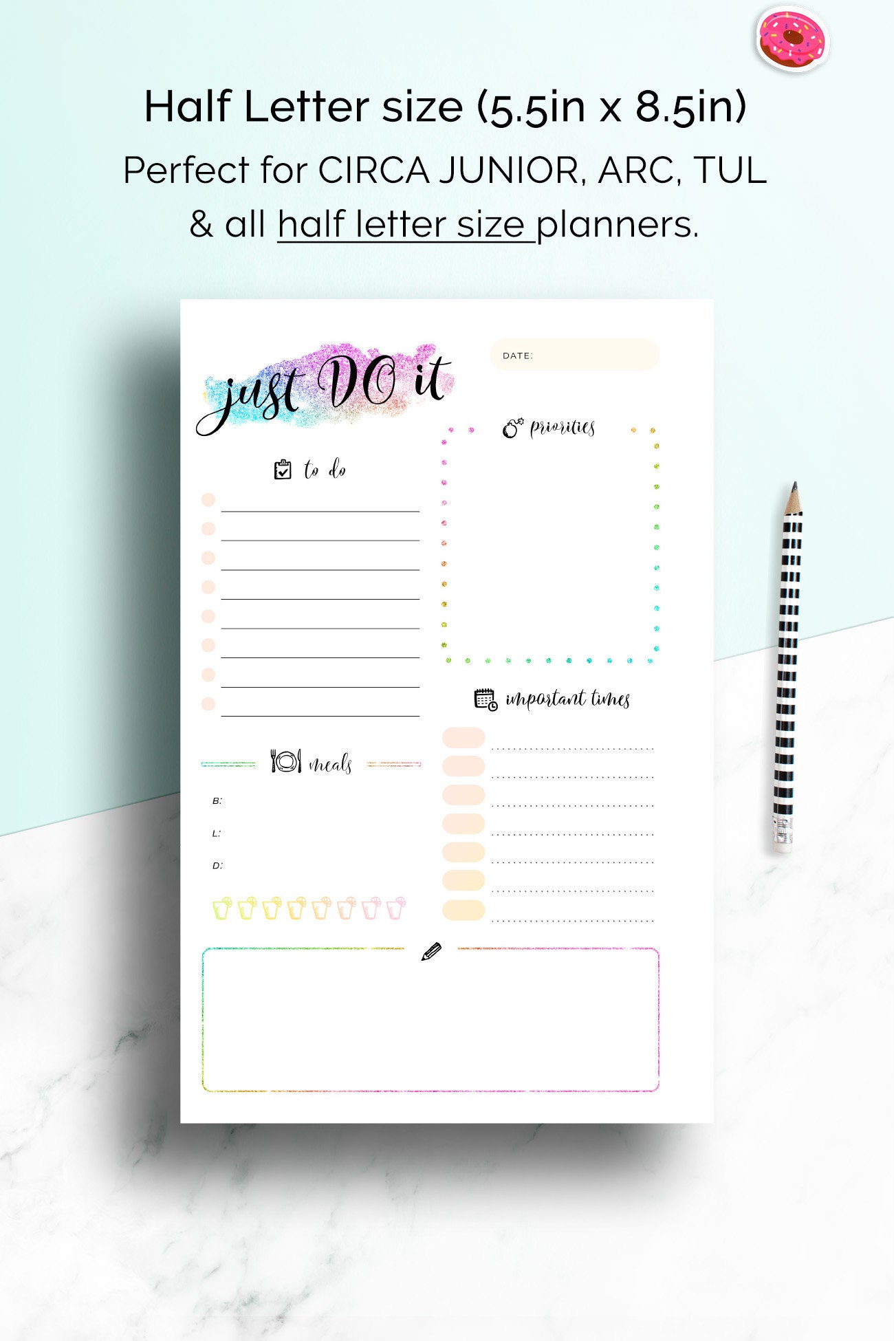 2023 Arc Planner Inserts Tul Calendar Inserts 2023 Arc Etsy Australia