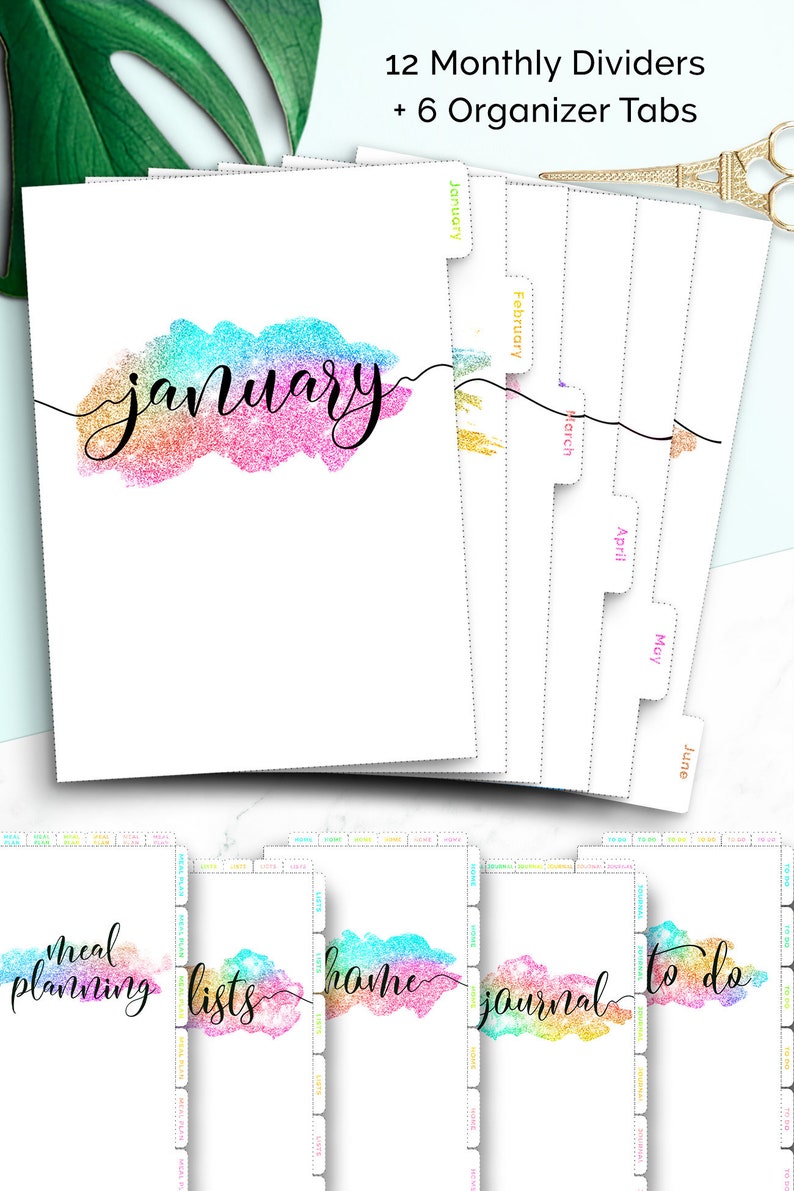 2020 Arc Planner Inserts Tul Calendar Inserts 2020 Arc Etsy