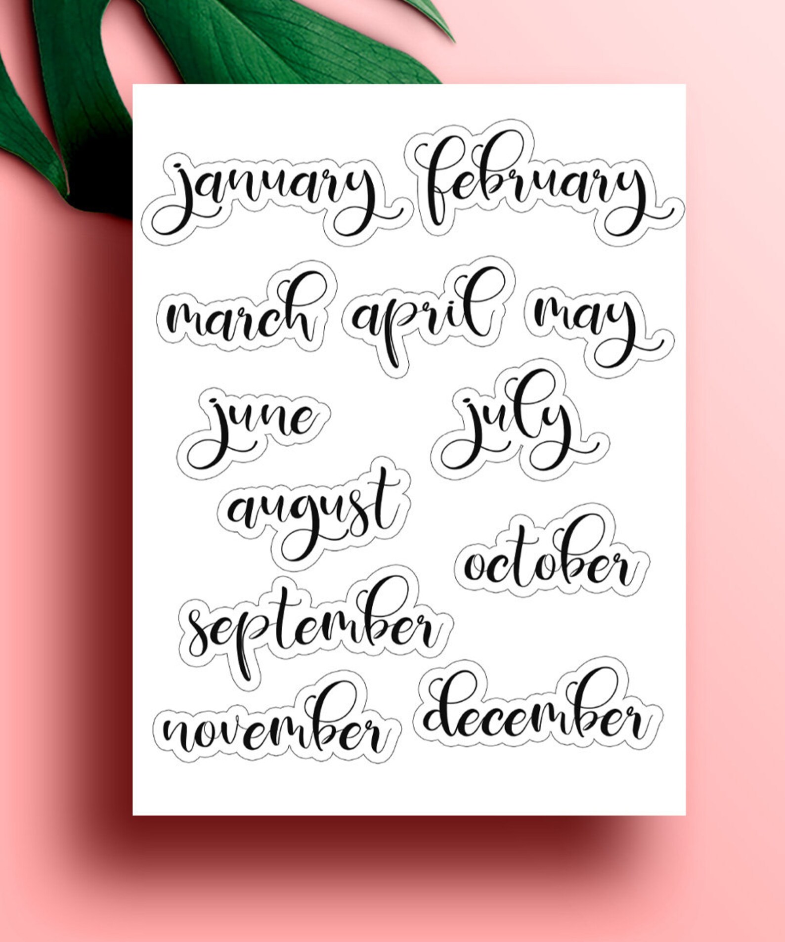 Happy Planner Stickers Month Stickers Happy Planner Classic - Etsy