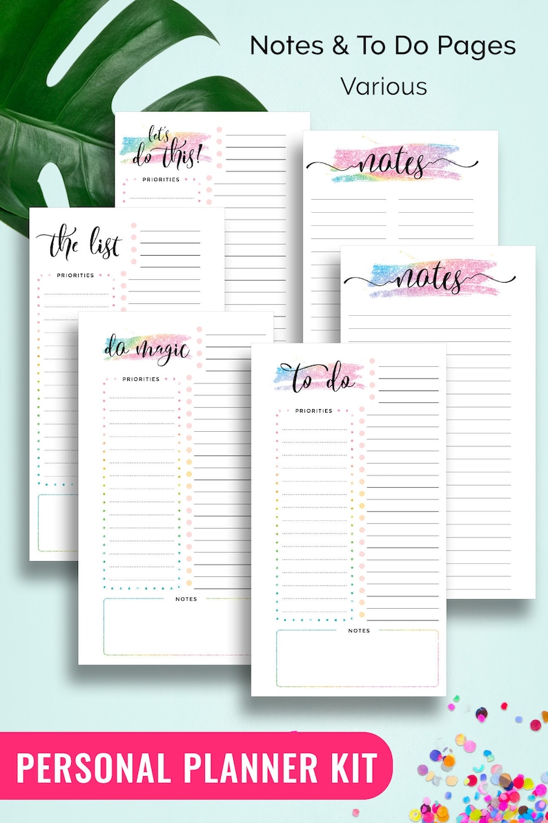 Filofax Personal Inserts 2022 Agenda Refill 2022 PRINTABLE Etsy UK