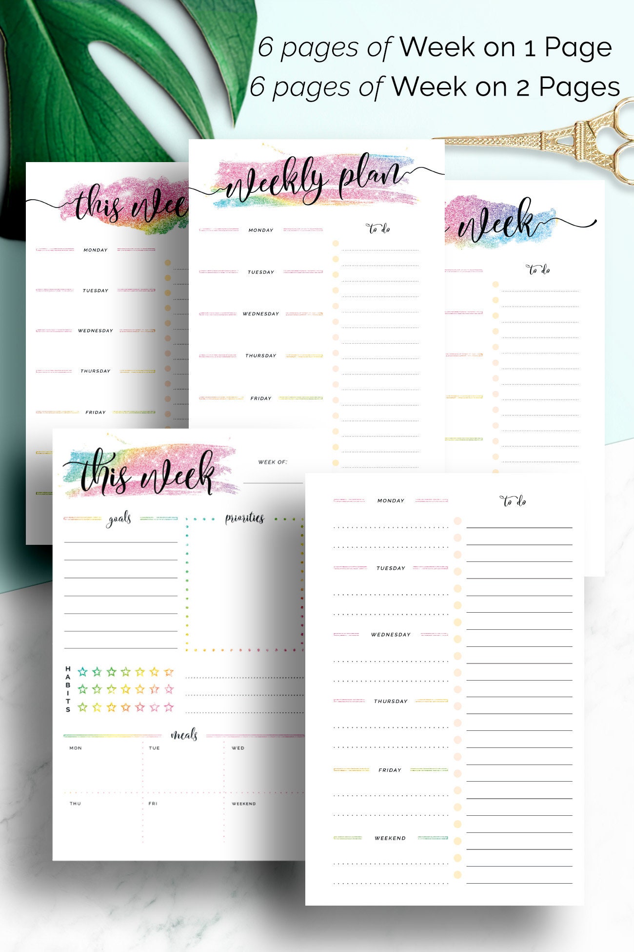 2021 Arc Planner Inserts Tul Calendar Inserts 2021 Arc Etsy