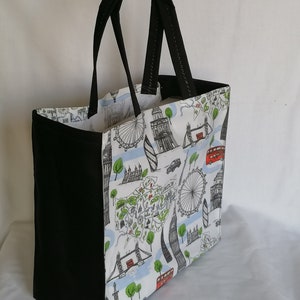 Oilcloth book bag hotsell