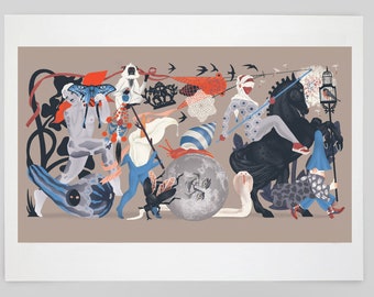 Artprint Parade by Megan | Digital Prints | Illustration