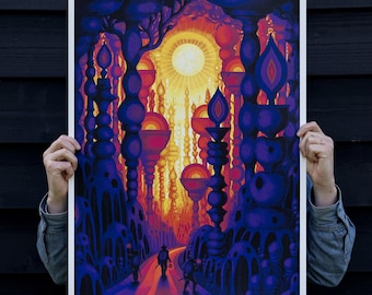 Roadburn 2026, Futuro // Impresión serigrafiada de Douwe Dijkstra