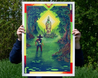 Roadburn-kunstdruk 2 | Zeefdruk door Douwe Dijkstra