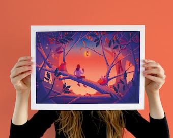 Autumn Ambiance Artprint by Senne Trip