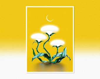 Radiant Plantlife - Moon, by Maarten Huizing