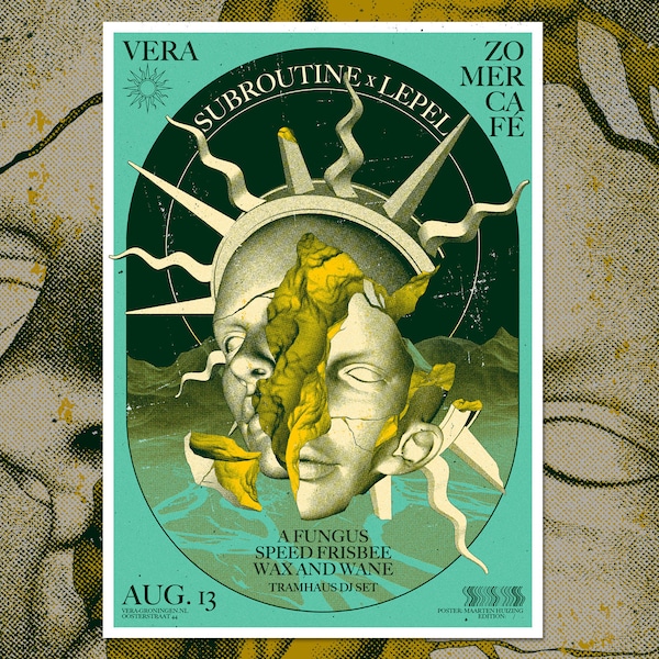 Subroutine x Lepel - Gig Poster by Maarten