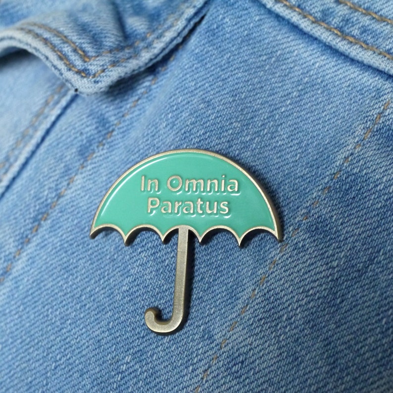 Rory Gilmore Team Logan Gilmore Girls Gift In Omnia Paratus Umbrella Pin Copper Boom Gilmore Girls Pin Life Death Brigade Jewelry Brooches Foxruntownhomes Com