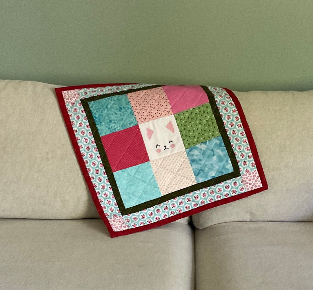 Small Quilts for a Cat Kennel Blanket Etsy UK