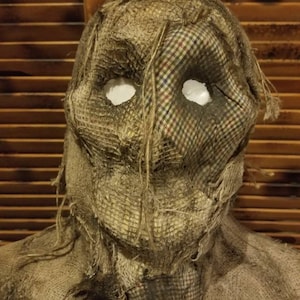 Scary Halloween Scarecrow Mask - Etsy