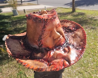 Sombrero de vaquero de piel