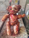 human skin teddy bear
