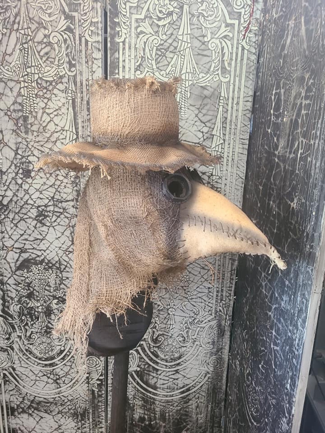 Plague Doctor Scarecrow Scary Halloween Mask - Etsy