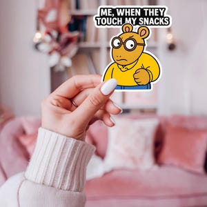 Arthur Meme Sticker: Funny 90s Cartoon Vinyl Decal