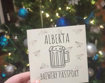 Alberta Brewery Passport: Craft Beer Tasting Journal (digitale download)