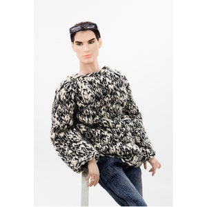 1/6 Knitted Sweater Suitable for Ken,  IT Homme, FR, Men Phicen , Action Figure and Male doll 12 inch