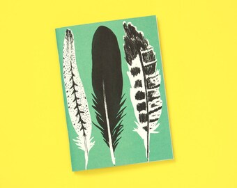 A6 note book blank mint springs