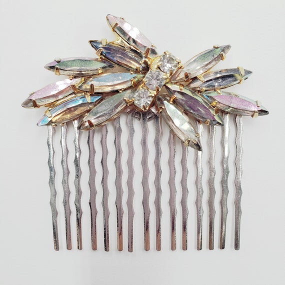 Vintage Rhinestone Decorative Hair Comb Clip Amazon.com : 6 Pack Vintage Hair Side Combs for Women  main image 3