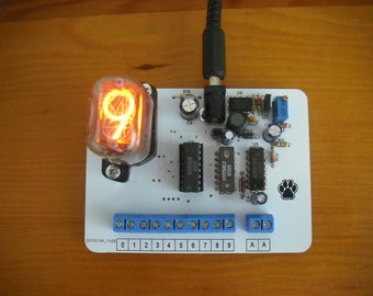 Universal tester for all Nixie tubes and drivers K155ID1 SN74141 IN-12 IN-18 etc