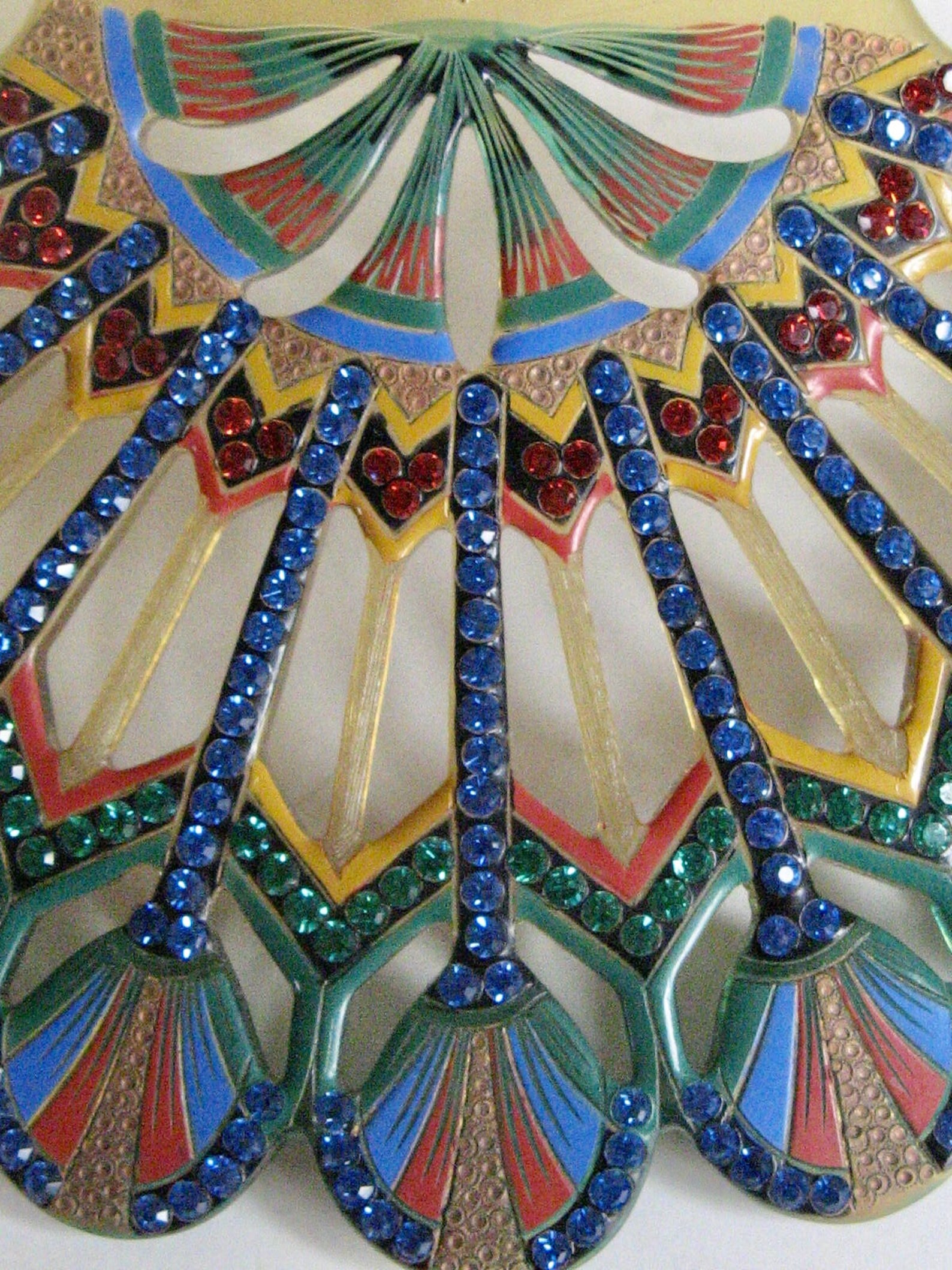 Egyptian Revival Art Deco Hair Comb Lotus Papyrus Motif | Etsy