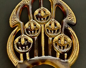 Peineta Art Nouveau Auguste Bonaz