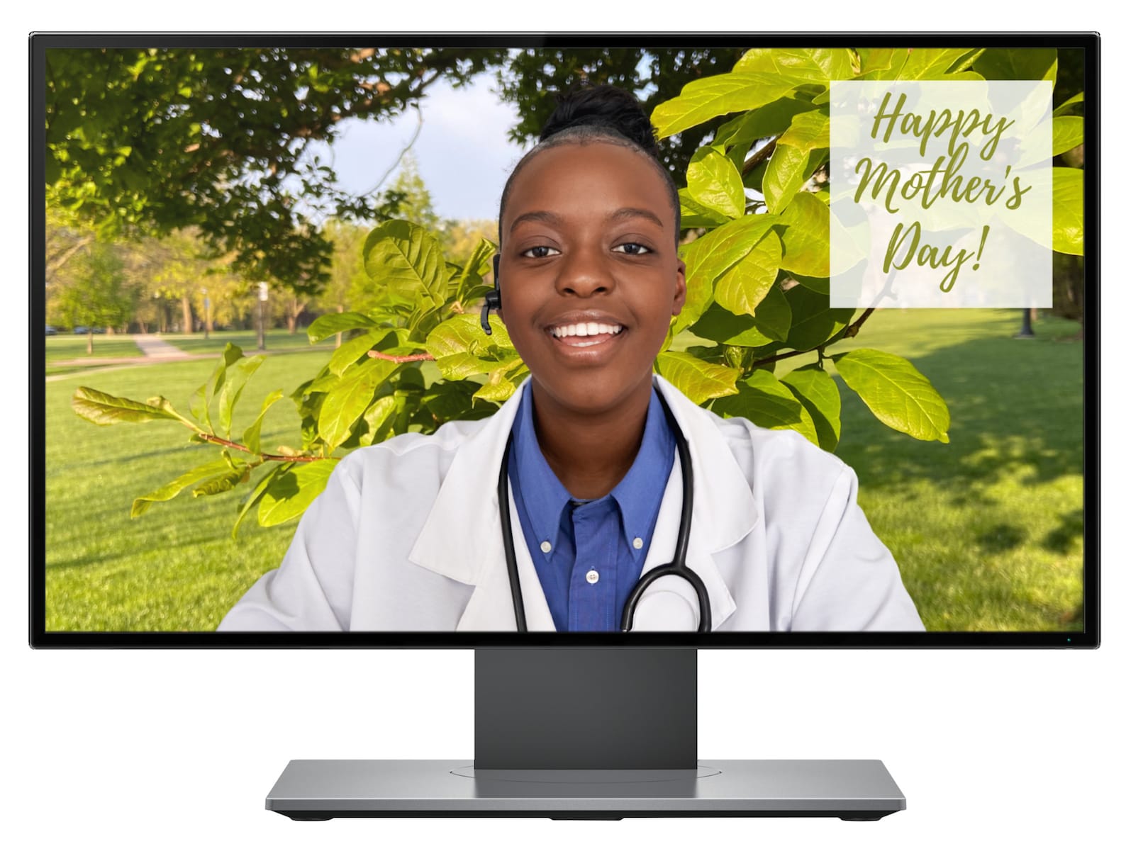 Mothers Day Zoom Background Featuring Fine Art Photography of Etsy