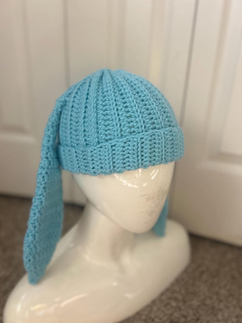 Crocheted Bunny Ear Hat - Etsy