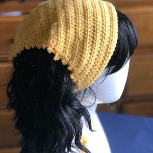 Yellow Head Scarf