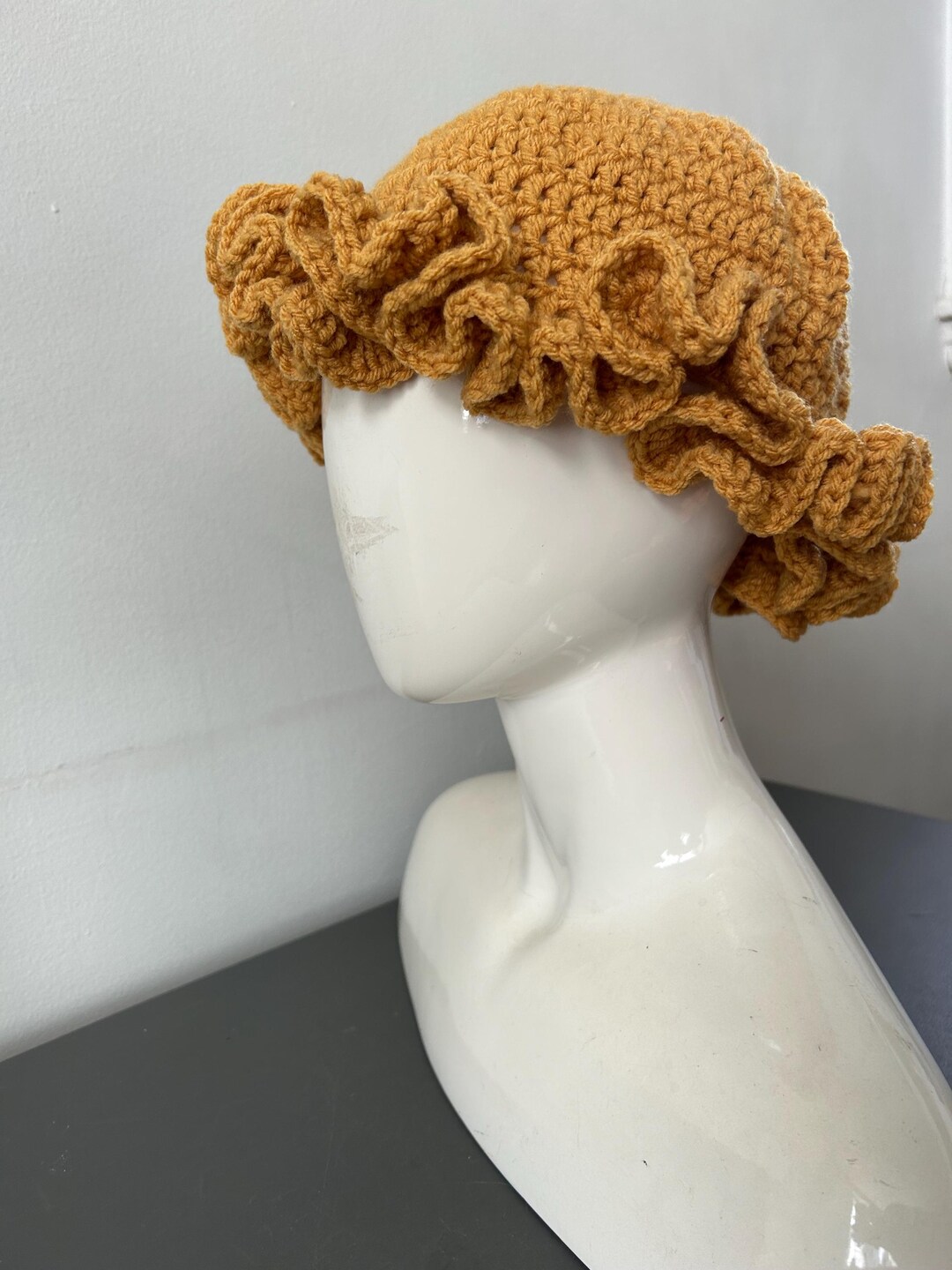Cream Ruffle Hat Ruffle Hat - Etsy