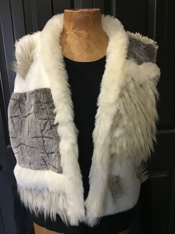 Vintage Pleasant Pheasant Faux Fur Vest Canada XL
