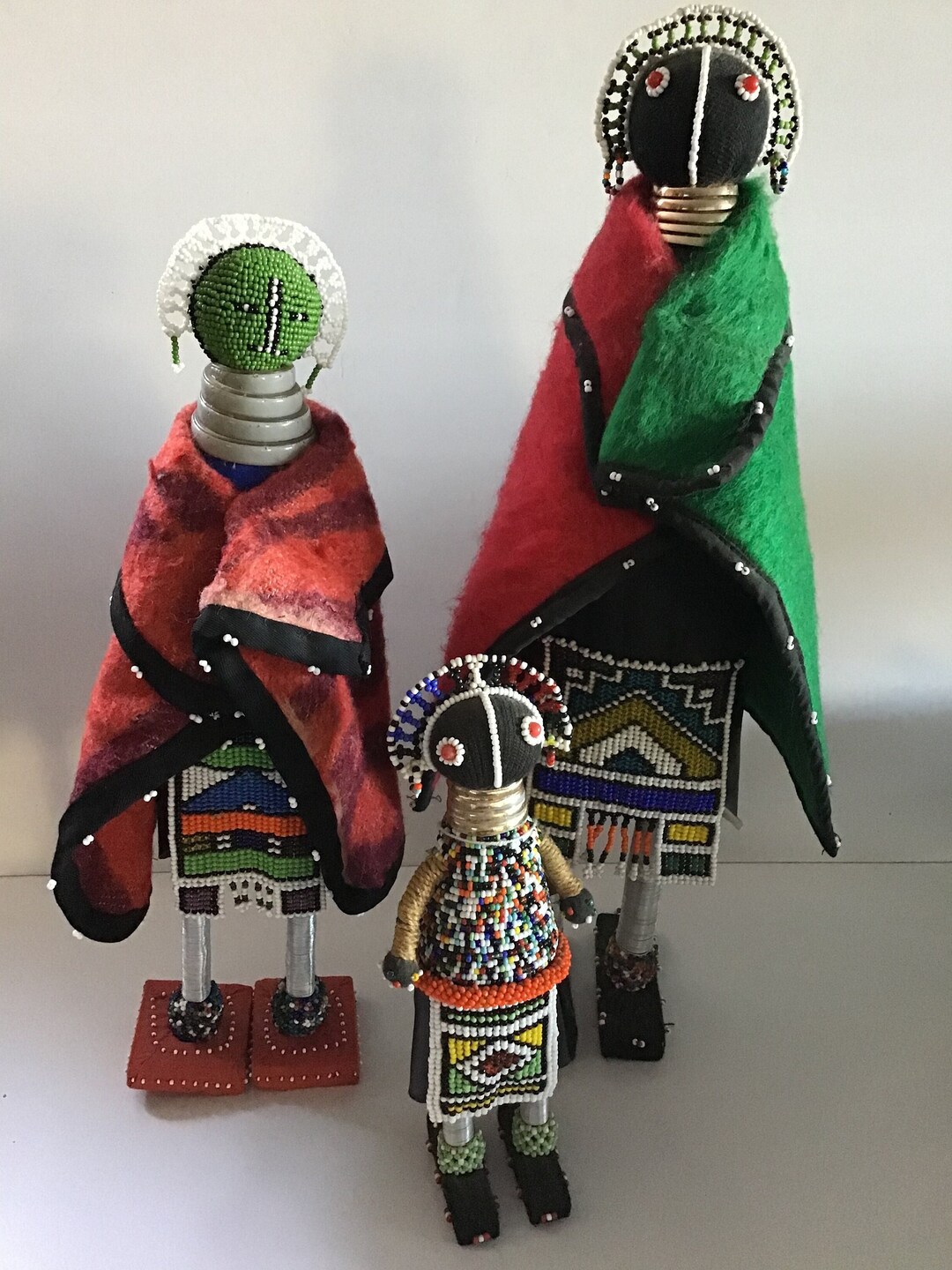 Ndebele South African Beaded Dolls Instant Collection 3 Folk Etsy